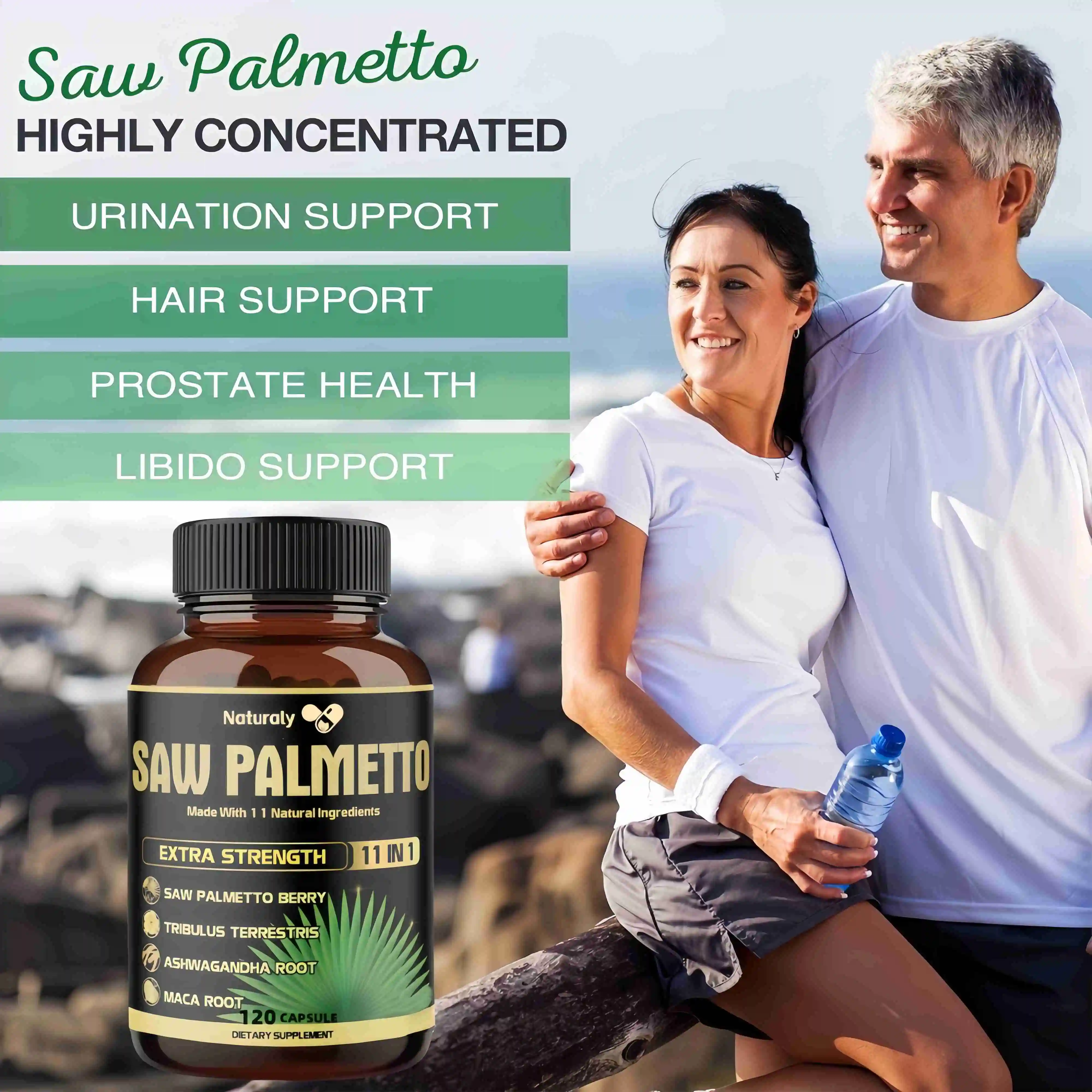 Saw Palm Extract | Prostate Health | Non GMO Gluten Free Formula