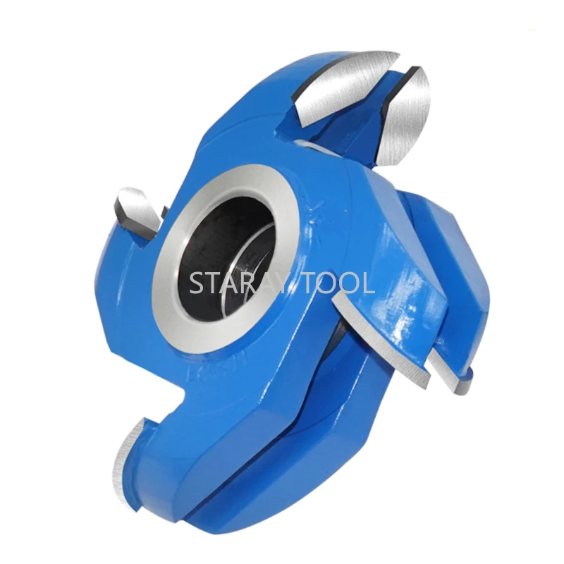 Woodworking End Mill Half Circular Tenon Shaper Cutter Inner Round Tenon Joiner Wood Tool