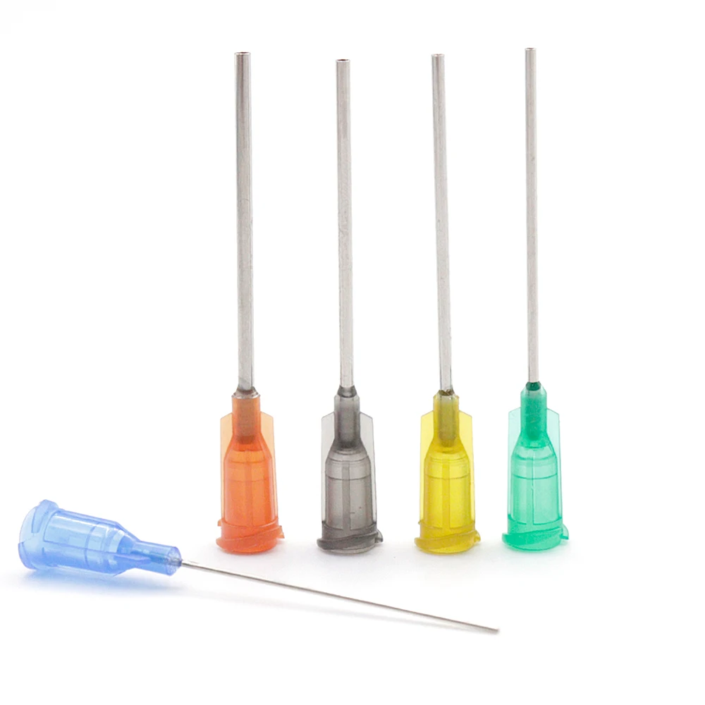 14G-30G 38mm Dispensing Needle Syringe Needle 1.5 Inch Dispensing Needle Used to Fill Liquids, Glue and Syringes