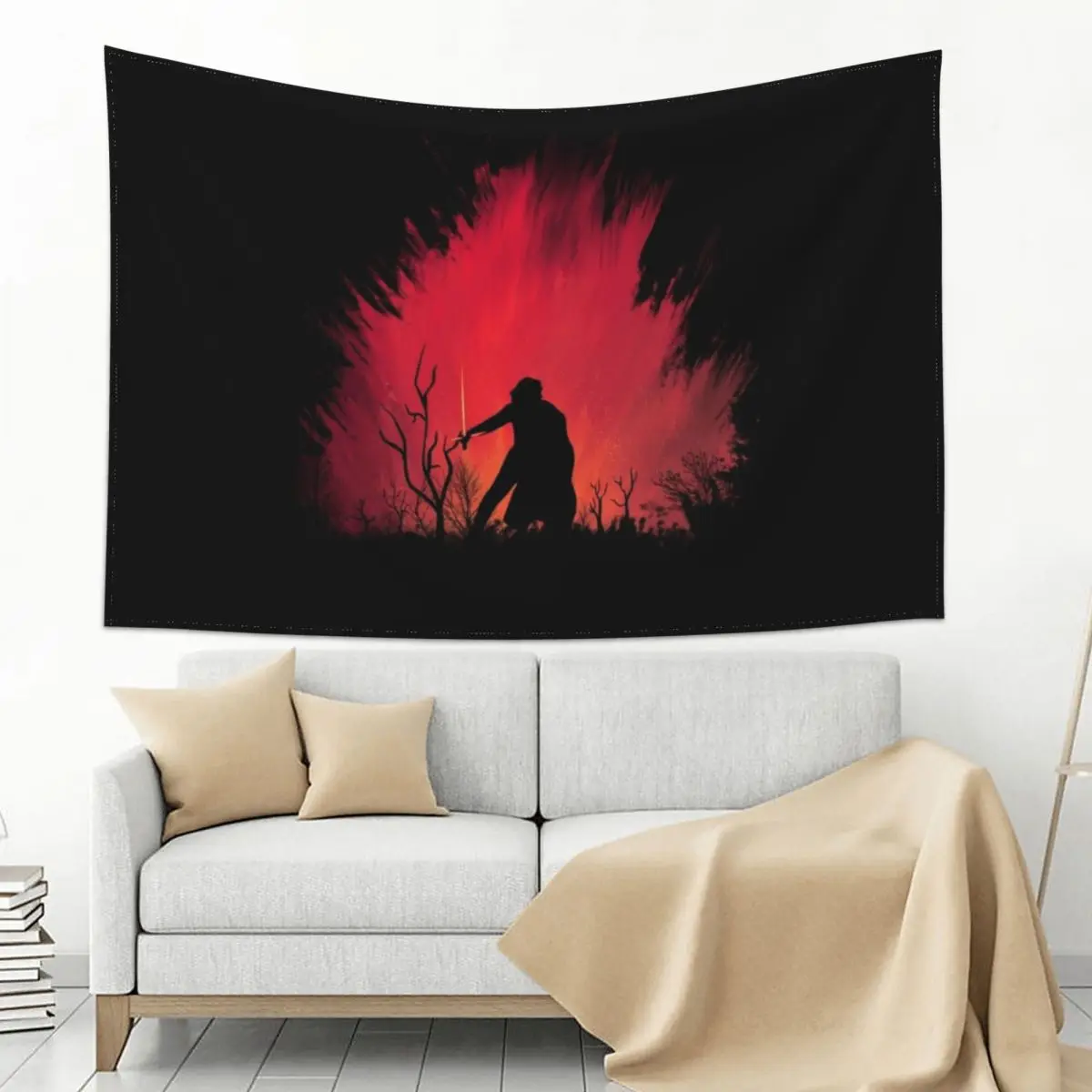 

Kylo Mustafar Tapestry Aesthetic Room Decoration Mushroom Tapestry