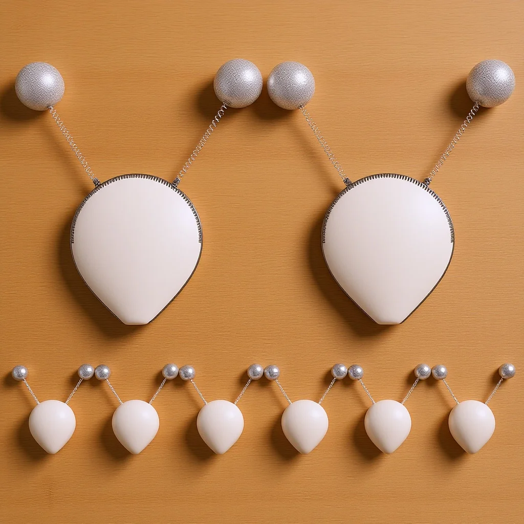 

Antenna Ball Headband 8pcs Set Fun Ball Hair Hoops for Halloween Party Hair Accessories Froth Hair Band Ladies and