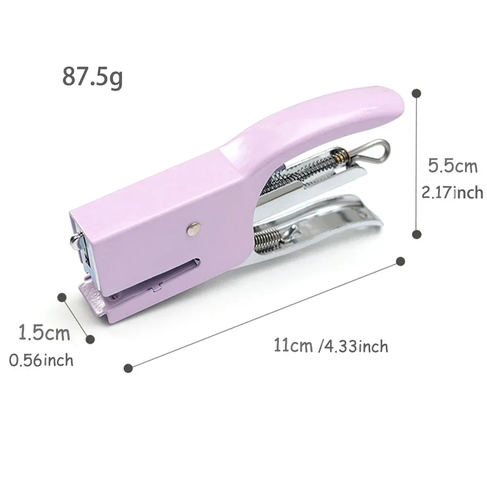 Mini 10 # Small Paper Stapler, Book Binder, Durable, Colors, Stationery, Office Accessories, Fashion,Office & School Supplies,