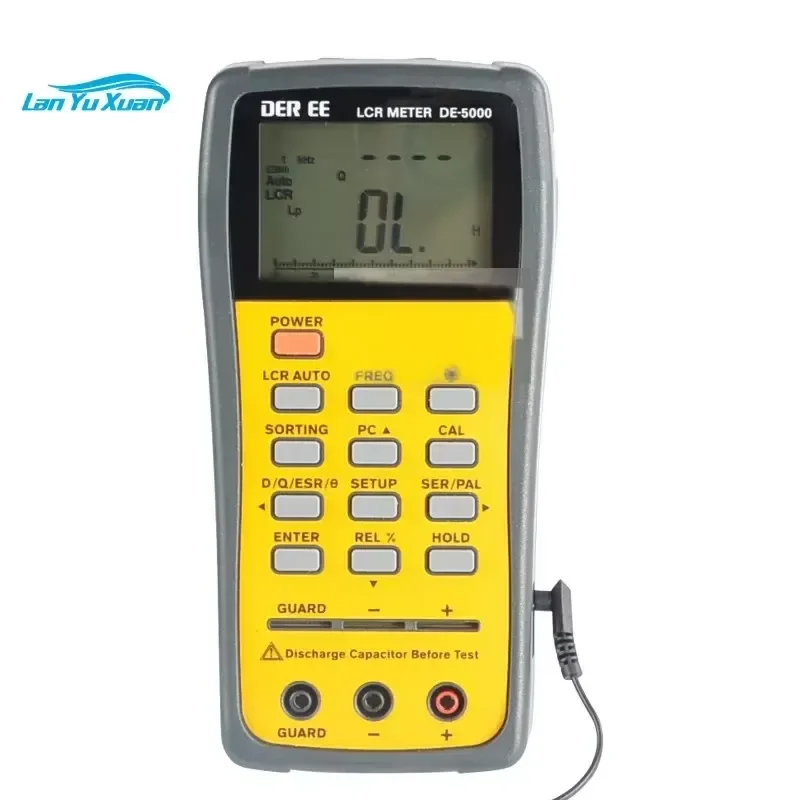 Brand For DE-5000 True Four Line Digital LCR Bridge Meter Multimeter High Precision Inductance Capacitance Resistance Tester view 4