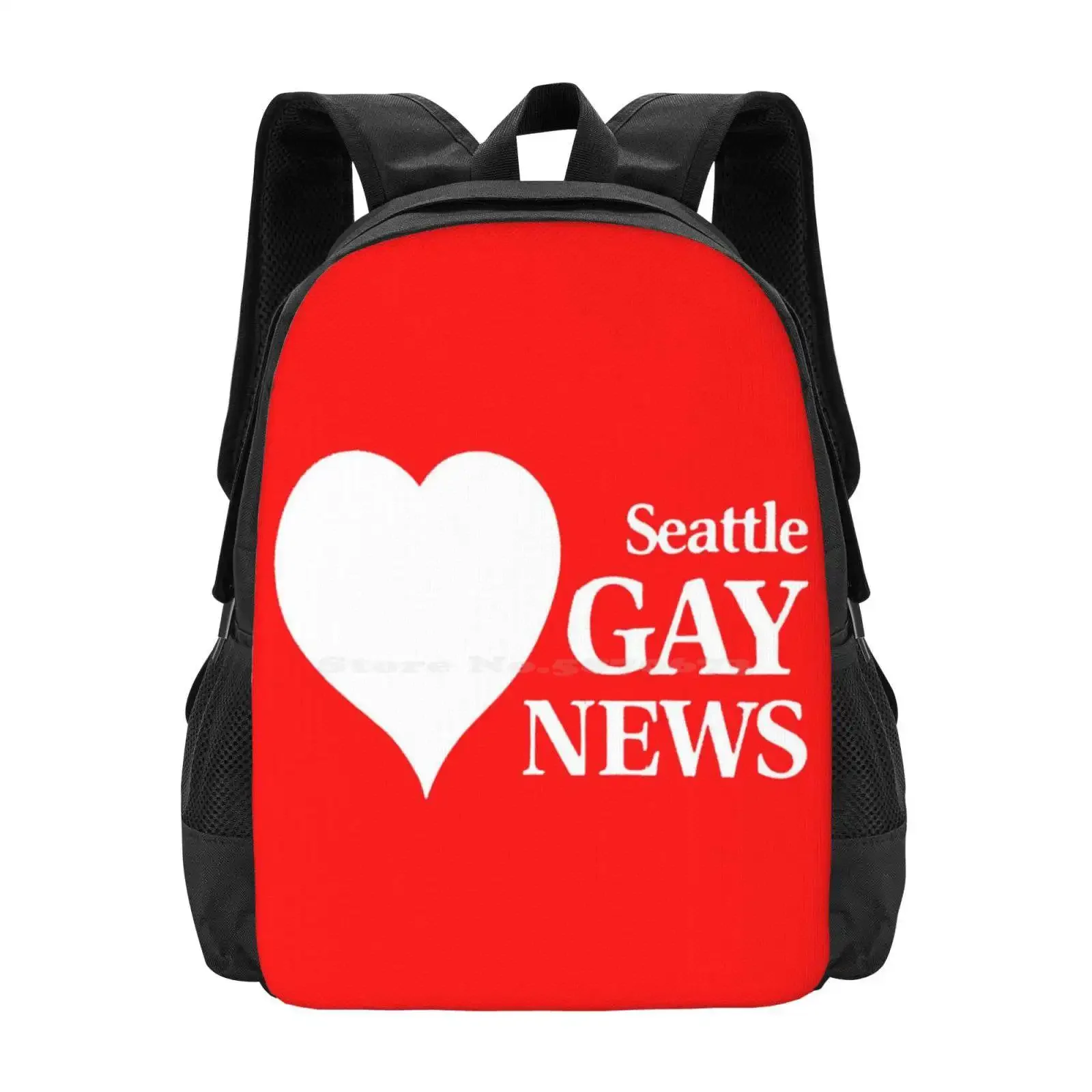 

Sgn Retro - Sweetheart Hot Sale Schoolbag Backpack Fashion Bags Lgbtq Heart Love Valentine Sgn Seattle Gay News