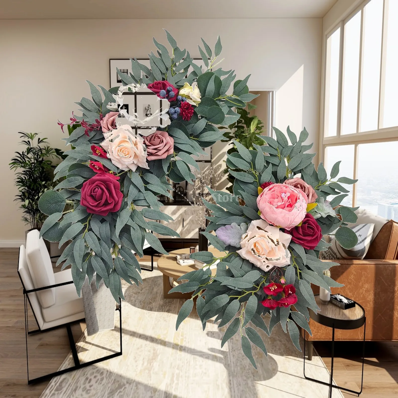 Home Decor Garland - Artificial Silk Flower Garland Wedding Arch