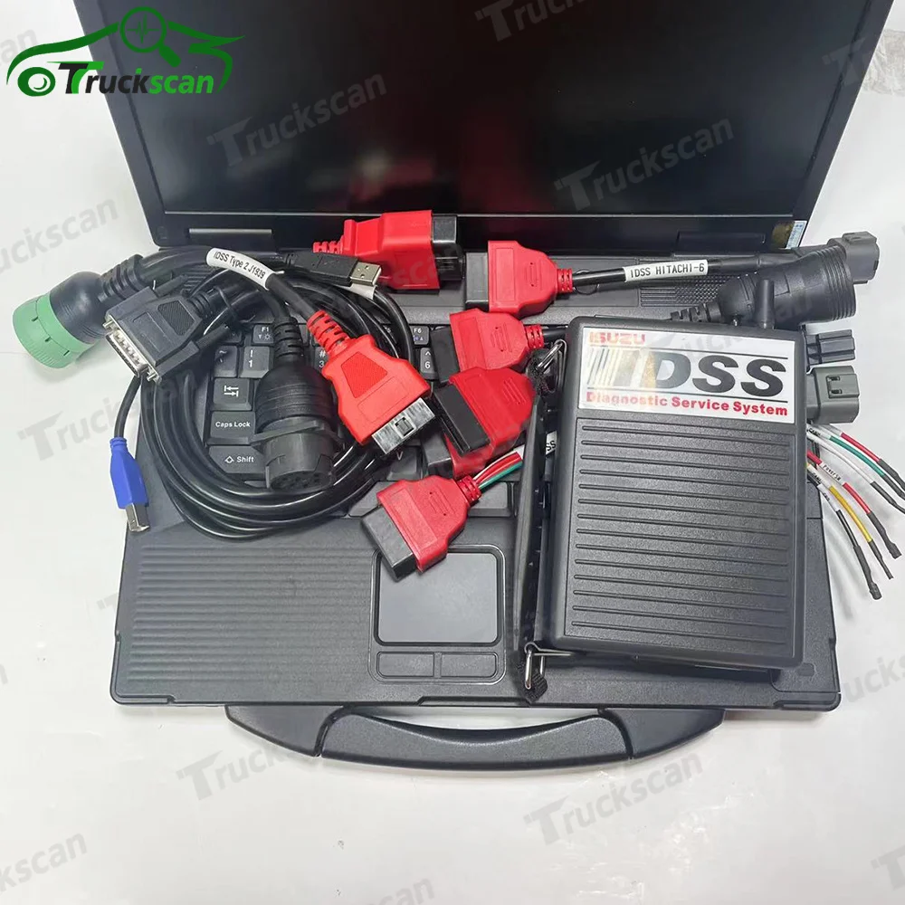 

For Isuzu Diagnostic Service System (IDSS) II Truck Excavator EURO6/EURO5 Auto Diagnostic Tool with Thoughbook CF53 Laptop