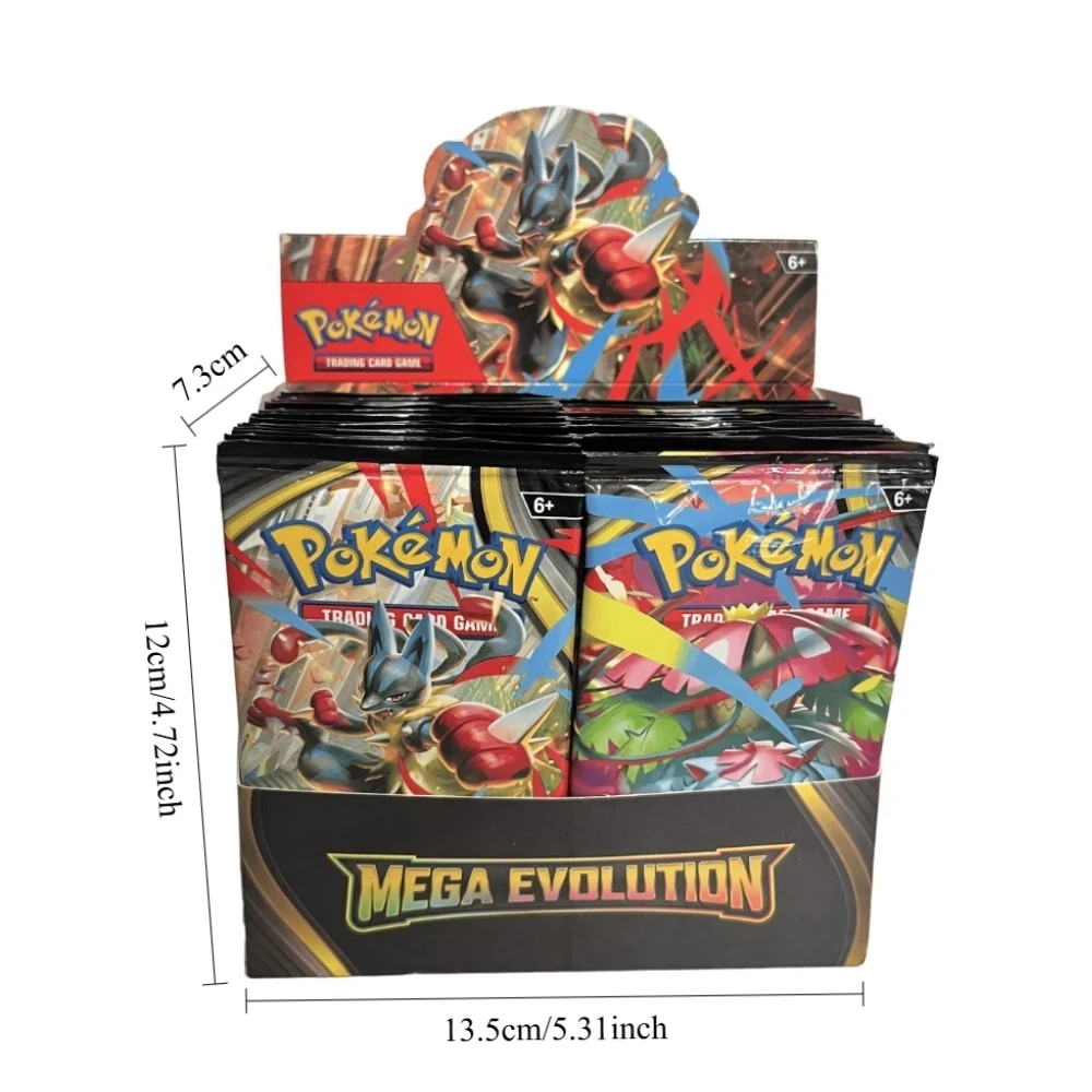 MEGA EVOLUTION SCARLET&VIOLE 360 Stück/Set Pokemon-Karten 151 Prismatic Evolutions Black Bolt Englische Booster-Kampfkarten