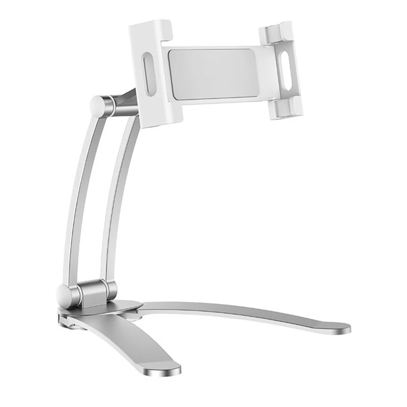 Desktop Mobile Phone Tablet Stand Wall Hanging Stand Tablet Computer Stand Base Adjustable Kitchen Stand 5-13 Inch