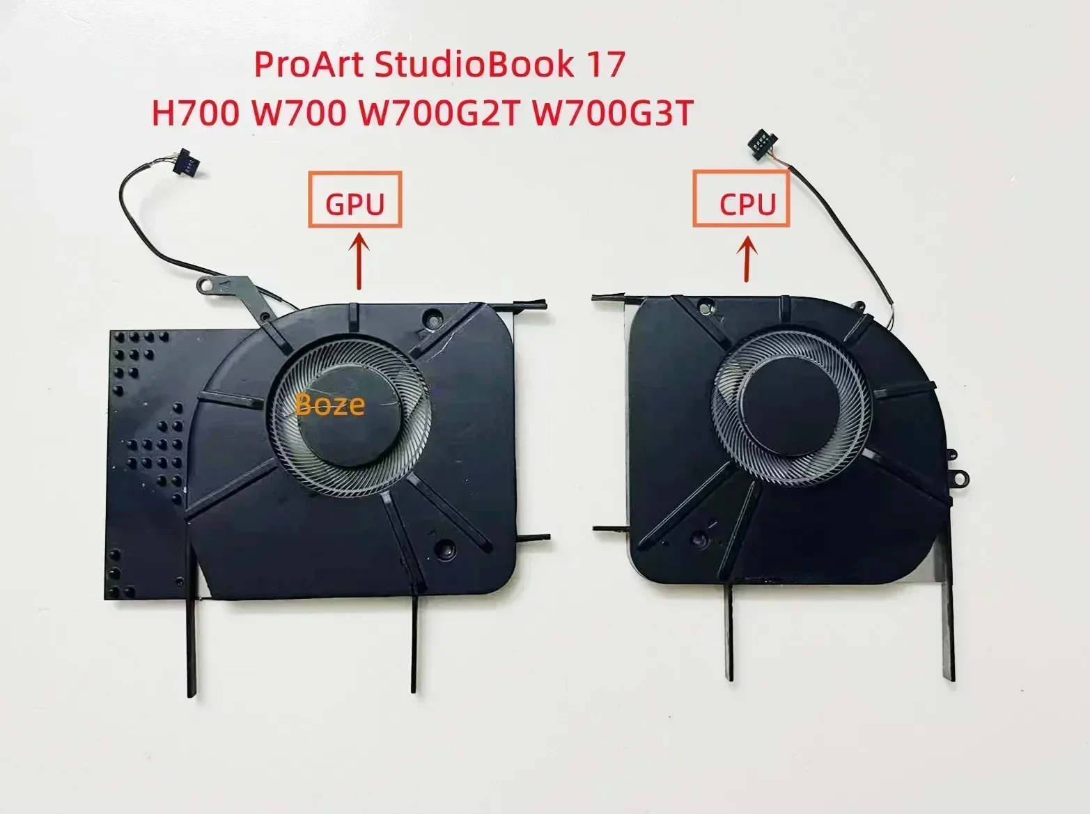 

Laptop CPU/GPU Cooling Fan For ProArt StudioBook 17 H700 W700 W700G2T W700G3T