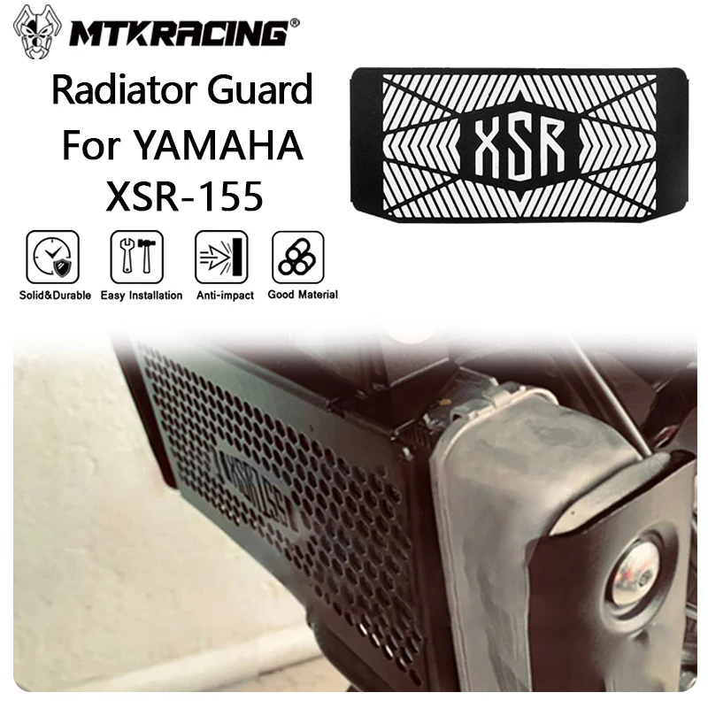 MTKRACING Radiator Guard For YAMAHA XSR-155 2019-2024 Motorcycle Accessories Radiator Guard Water Tank Protection Grille