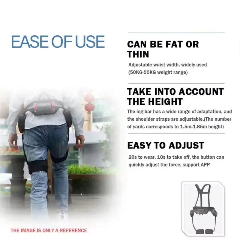 เครื่องช่วยเดินไฟฟ้า AI แบบโครงสร้างภายนอก ช่วยในการเดิน ปีนป่าย ฝึกความแข็งแรงของข้อเข่า สำหรับผู้สูงอายุ