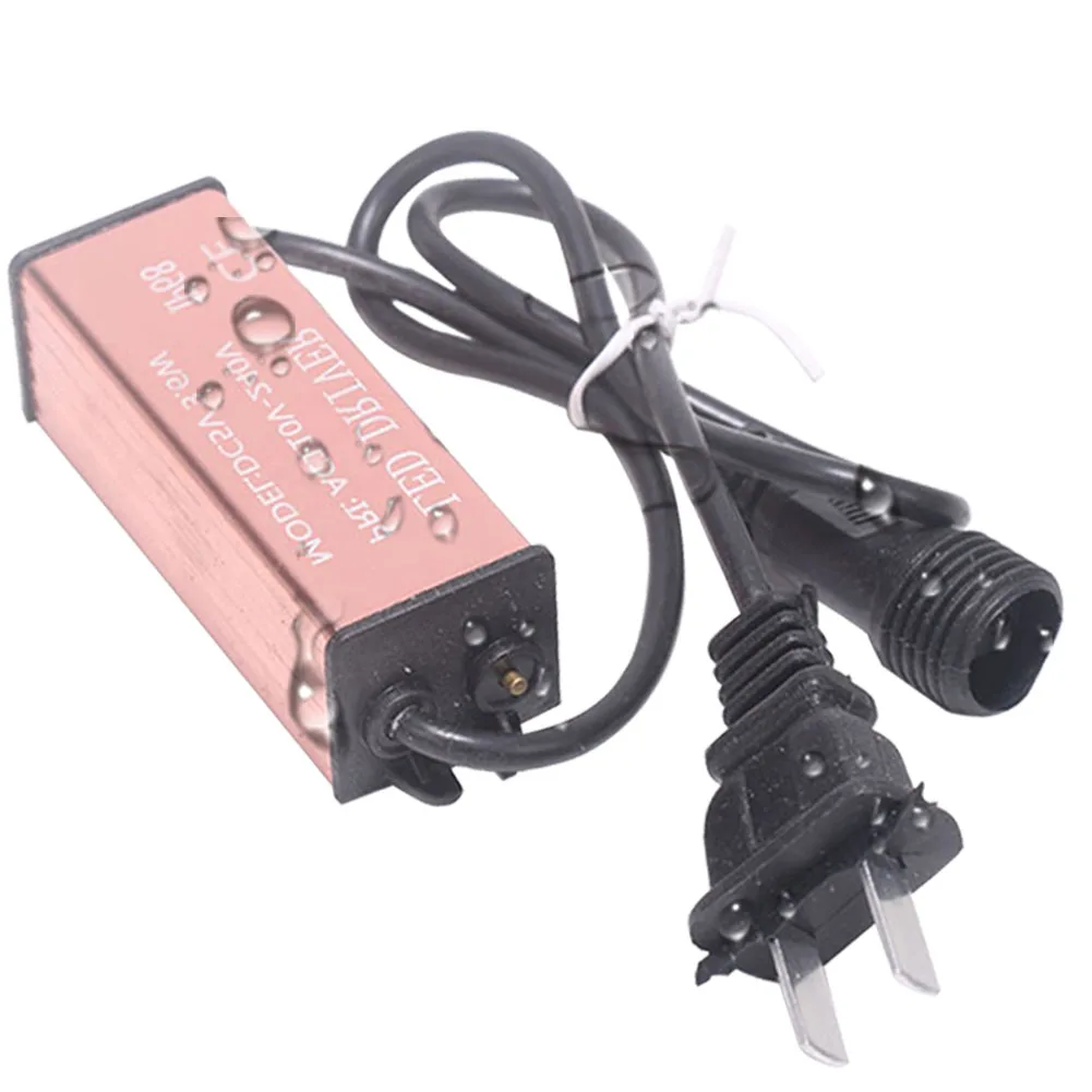 

5V/24V AC To DC Low Voltage Transformer Waterproof Low Voltage LED Transformer US Plug LED Transformer for Outdoor LED Lights