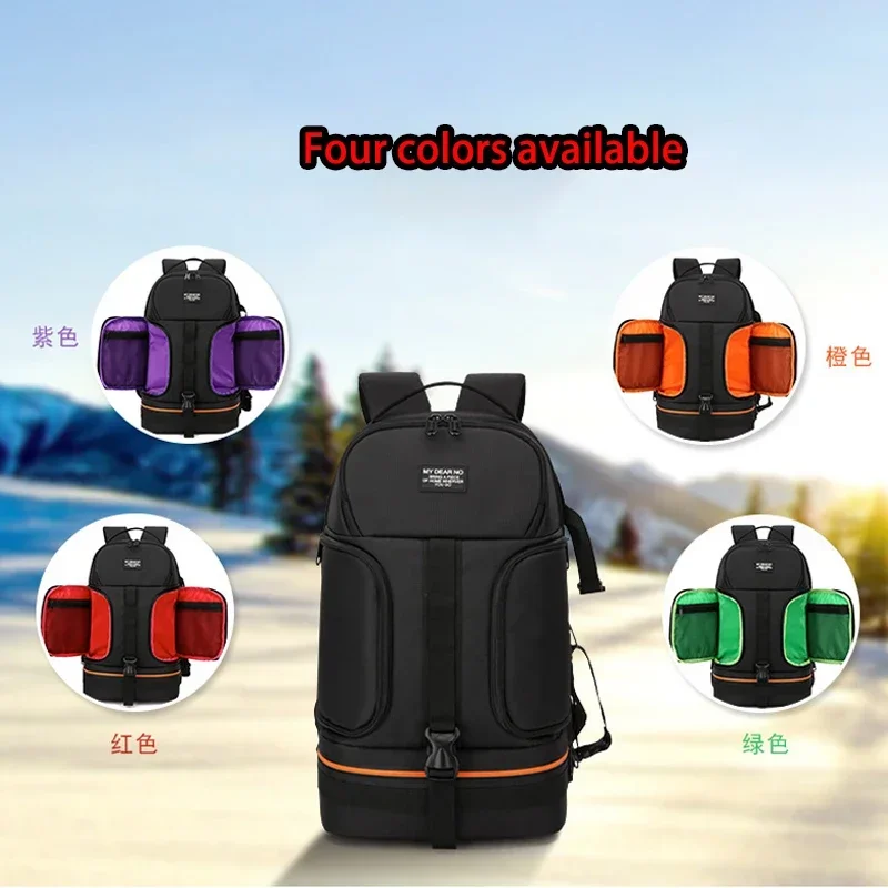 Large Capacity Waterproof Camera Shoulders Backpack 15.6 Inch Latptop Men's Backpack Soft Padded Tripod Case Photo Bag