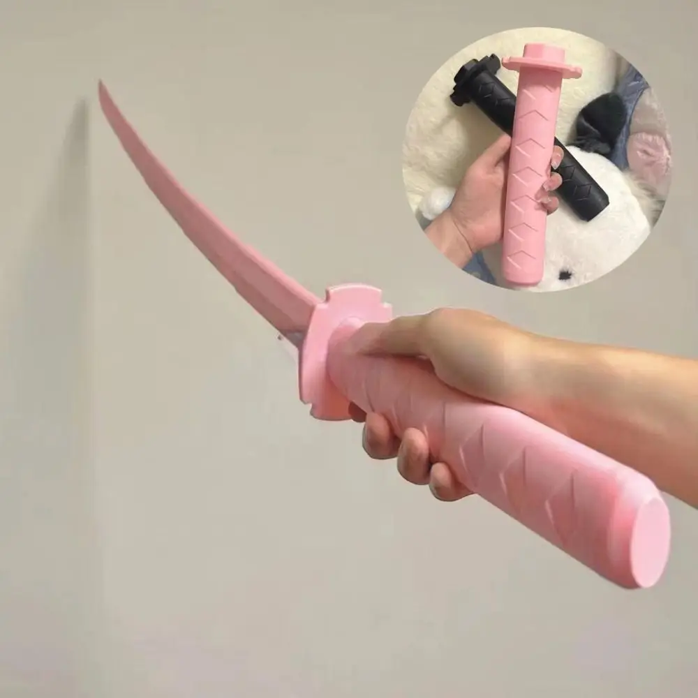 

Telescopic 3D Gravity Katana Toys Anxiety Relief Sensory Toys Retractable Katana Toy Plastic Push Card Toy