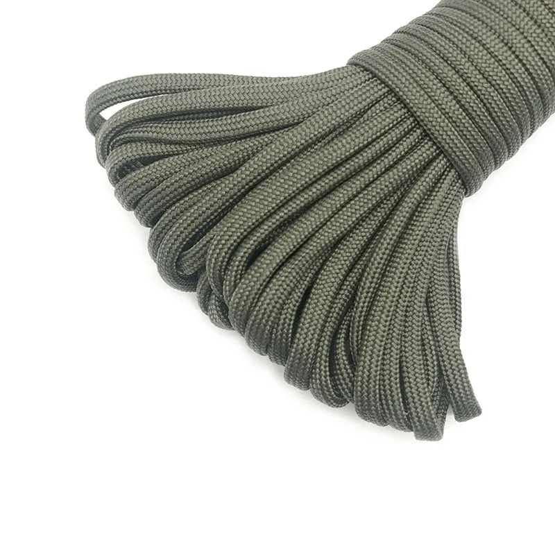 550 Paracord 7-adriges Kabeldurchmesser. 4mm Für Outdoor Camping Überleben Lanyard Fallschirm Seil Wandern Zelt Zubehör Armband