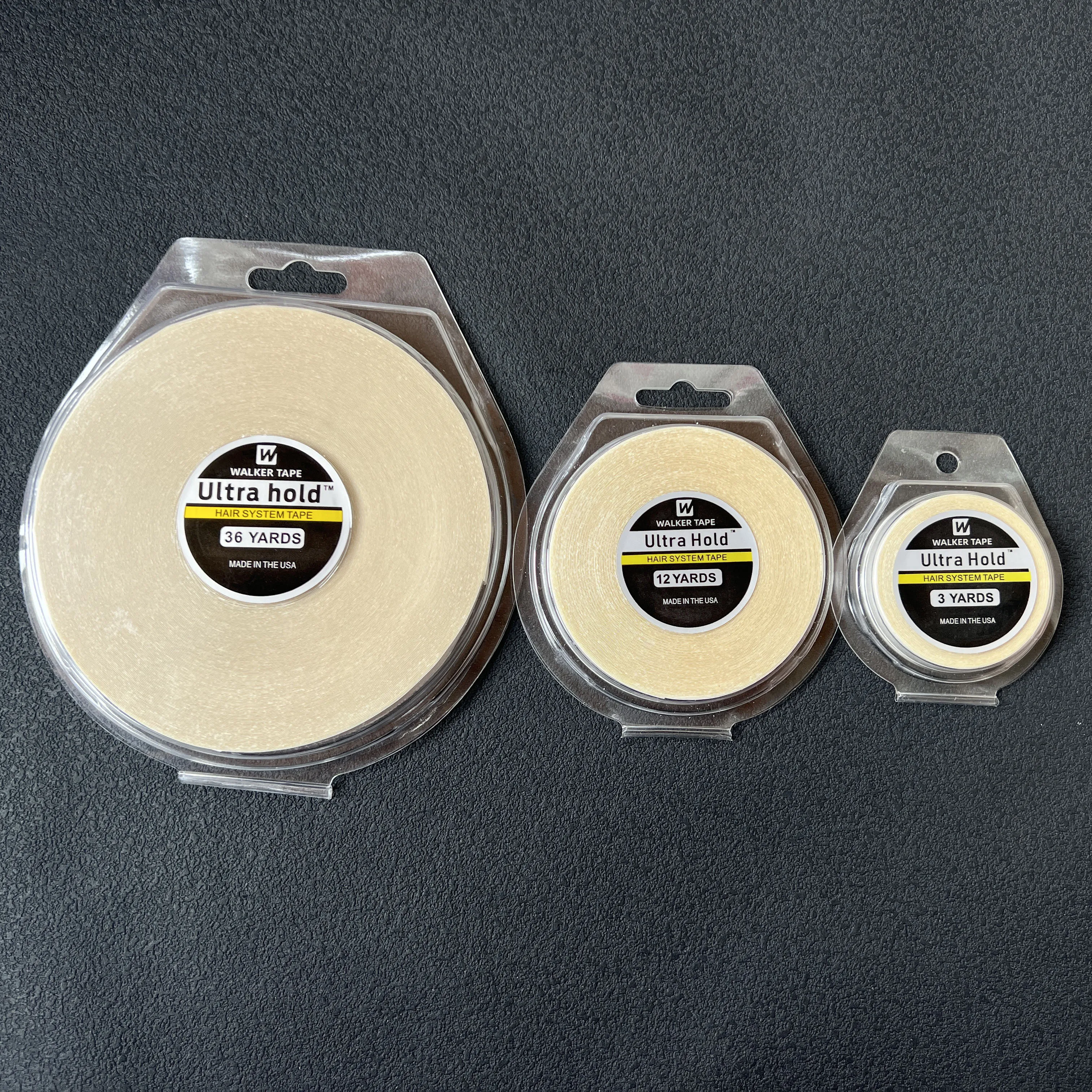 1 Roll 36-Yard Walker Ultra Hold Hair System Tape Double-Sided Adhesive for Toupee Wig Hair Extensions - All with Box