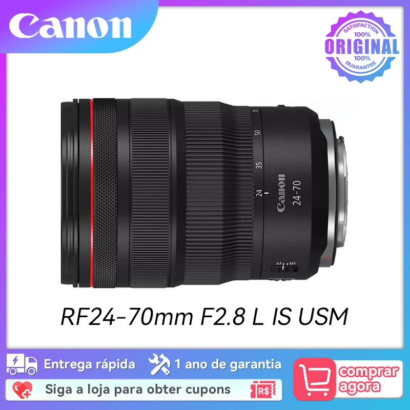 Canon RF24-70mm F2.8 L IS USM Full Frame Mirrorless CameraLens for EOS RP R R3 R5 R6 R7 R8 RF 24-70mm 2470 2470mm(used)