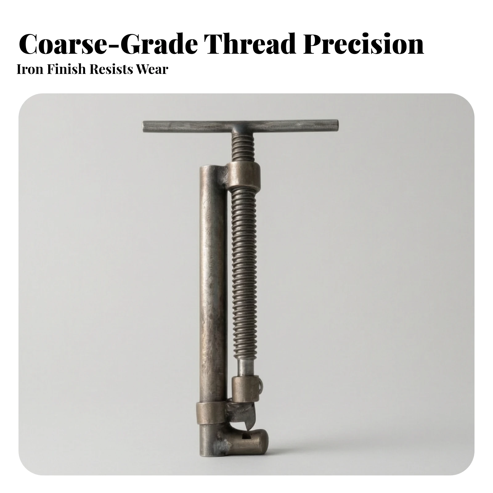 Clamp Tool with T-Handle Secure Hold Screw Clamp High Strength Long-Lasting for DIYers, Workshop, Woodworking