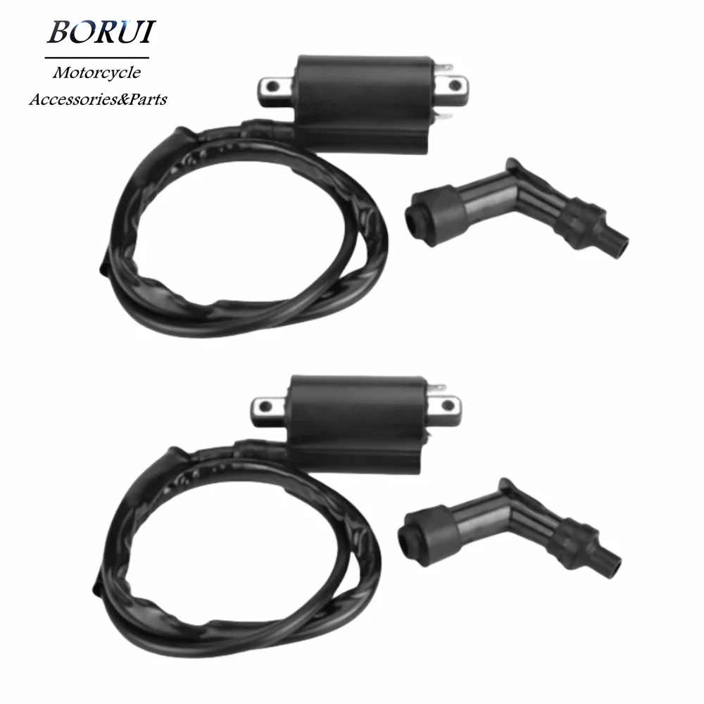 

2Pcs Motorcycle Performance Parts Ignition Coil Ignite System Unit For Intruder 1400 VS1400 GLP 1987-2004