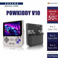 Powkiddy V10 Retro Handheld Game Console 3.5 inch Portable Video Game Player RK3326 CPU Kids Gift Games Cheap Children's Gifts