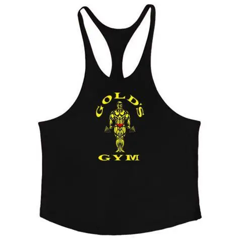 Cotton Muscle Bodybuilding Fitness Suspender Vest Sports Men's Cotton Loose Sportswear Slim Vest Muscle Fitness Clothing