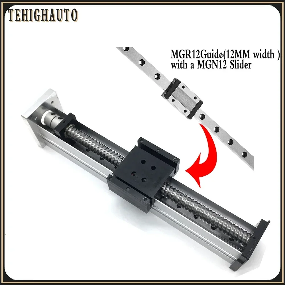 Imagem -04 - Screw de Esfera Deslizante de Módulo Totalmente Fechado à Prova de Poeira Cnc Mesa Deslizante Block Bloco Linear Slider Roteador de Trilho Linear xy