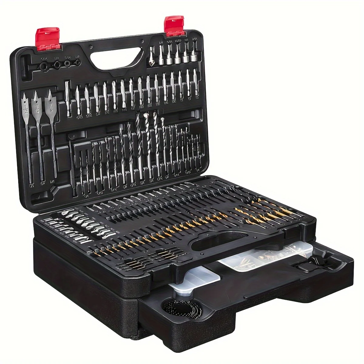 151/398/418 Pcs Drill Bit Set Drill Bits Screwdriver Bit Set Case with Drawer,Bit Set Drilling Screw Driving Metal Wood Masonry