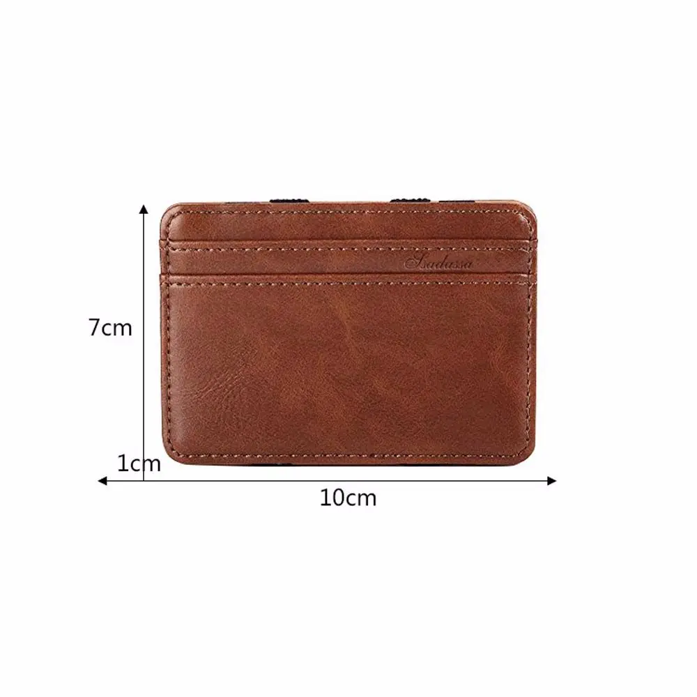 Dompet kulit kartu kredit Ultra tipis pria, dompet kulit, tempat uang tunai, dompet kulit, kartu Bank Ultra tipis, kartu kredit, modis, untuk pria