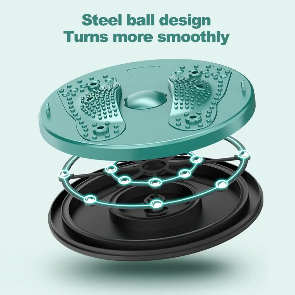 Tavola di torsione in plastica tavola di torsione in vita tavola di torsione per esercizi in vita rafforzamento muscolare addominale con massaggio ai piedi per A