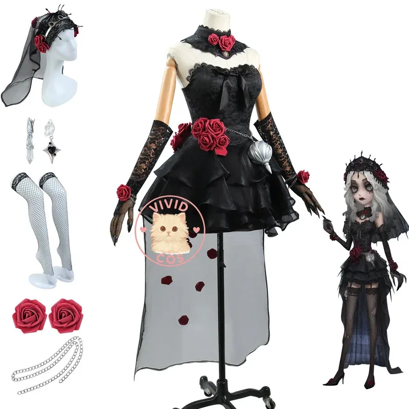 

Identity v пацієнт психолог с звездными глазами длинный ночной карнавальный костюм RPG в качестве игровых персонажей с идентификационными нарядами; 2,c'4