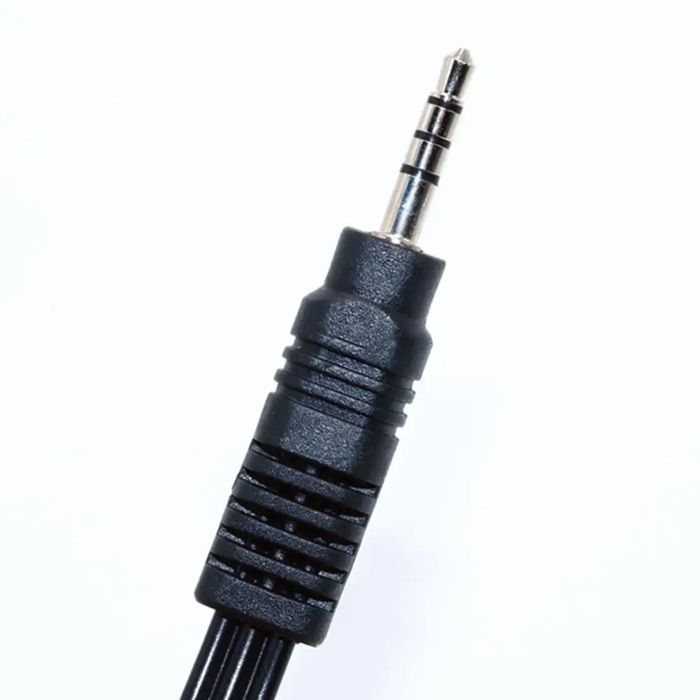 3.5mm To 3 RCA Audio Video Cable Wrapped Shielded Wire For Computer TV Video Recorder CD Player Amplifier Signal Transmissi H6F5
