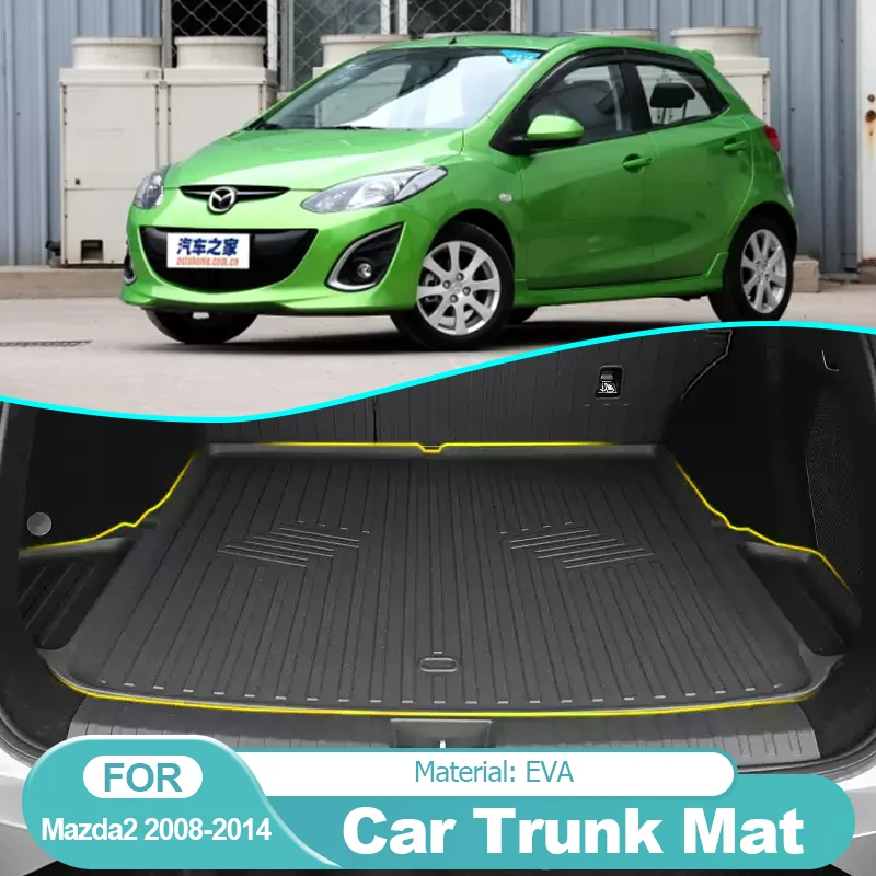 

Car Accessories Trunk Mat Boot Cargo Liner Tray Rear Trunk Luggage Floor Carpet for Mazda2 Mazda 2 Demio Hatch Sedan 2008~2014