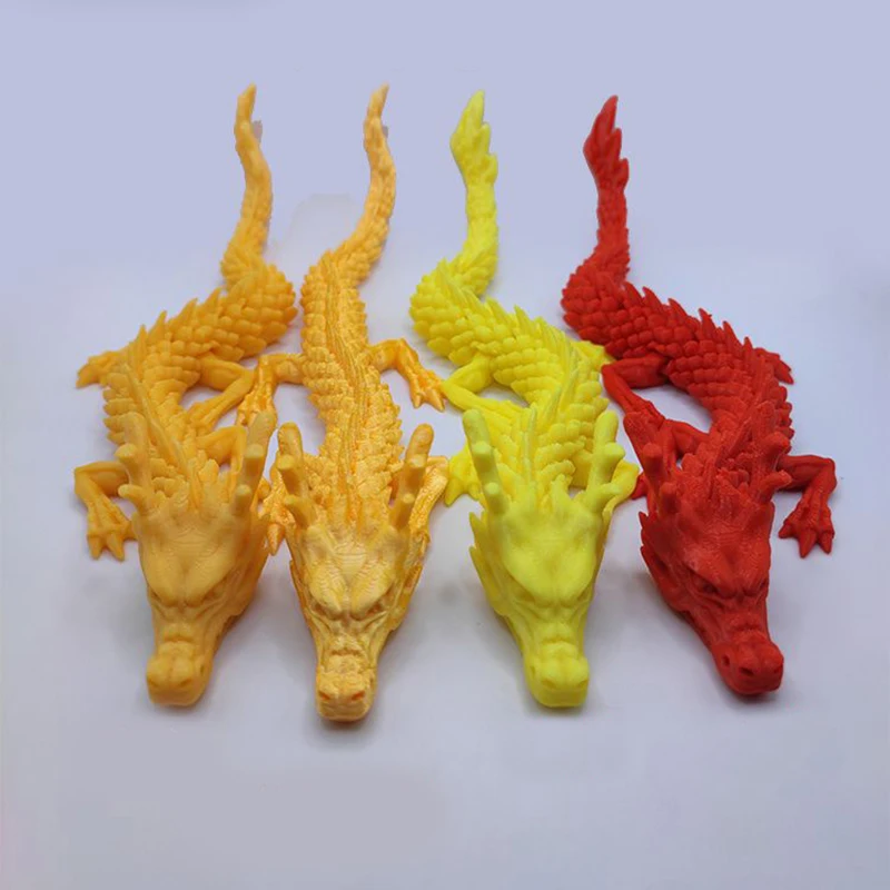 

Mini Chinese Dragon Creative Decoration, Fish Tank Landscaping, Car Decoration, 3D Printing Hand Gift