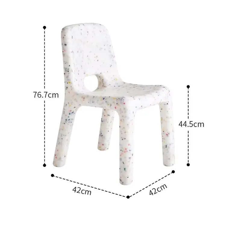 Luxury Cushion Dining Chairs Aesthetic Plastic Nordic Accent Dining Chair Kitchen Restaurant Chaises Salle À Manger Furniture