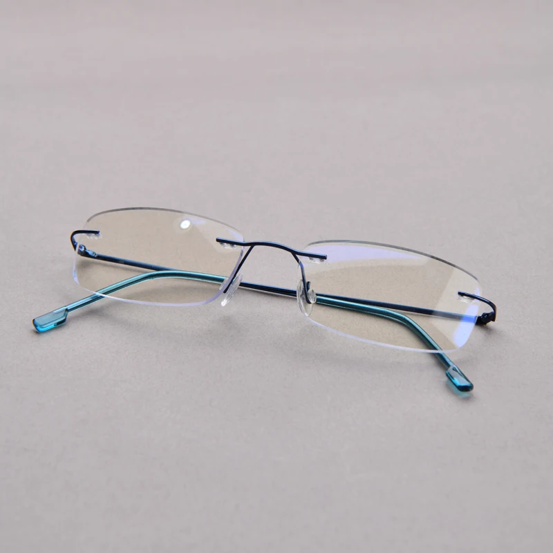 Rahmenlose Lesebrille Männer Anti Blaues Licht Computer Lupen Anti Müdigkeit Presbyopie Brille +1-+3,5 – Detail 10
