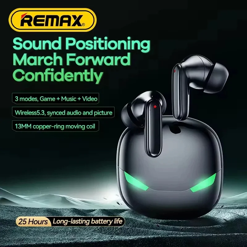 

REMAX TWS Wireless Bluetooth 5.3 Headset Ipx5 Waterproof Headphones Ear Buds In Ear Mini Pods Wireless Earphone Game earphones