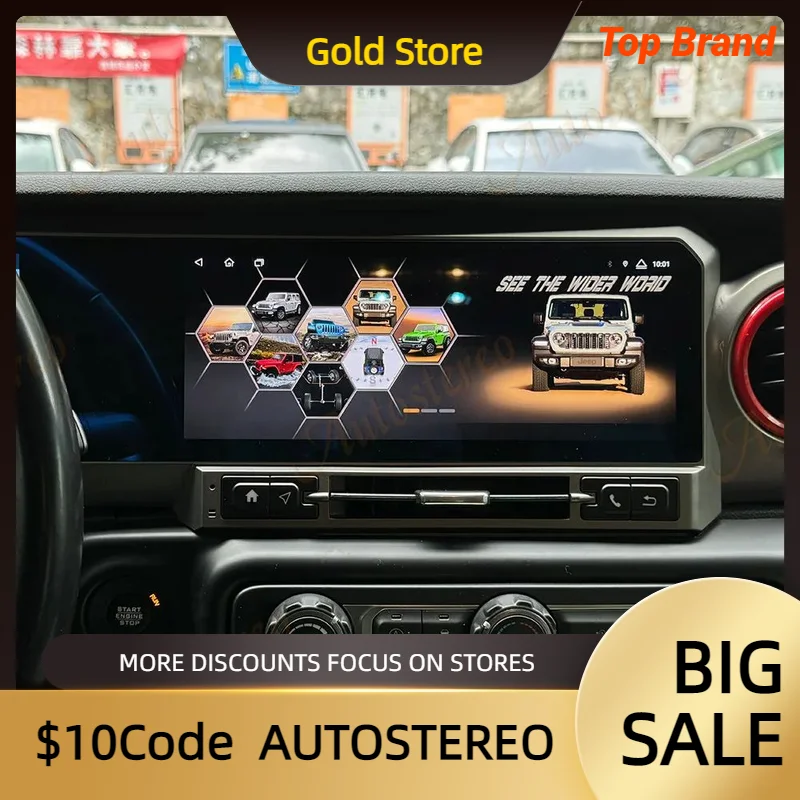 Odometer LCD For Jeep Wrangler JL PRO MAX Digital Cluster Car Multimedia Player GPS Navigation Virtual Cockpit Carplay Head Unit