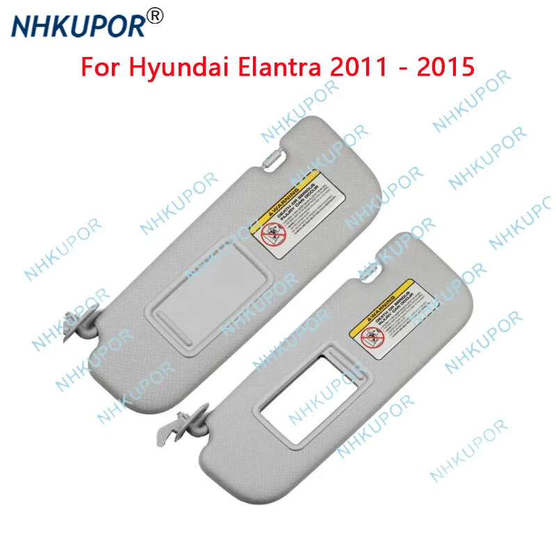 Auto Spare Parts Sun Visor For HYUNDAI Elantra 2011 2012 2013 2014 2015 Car Interior Supplies Left Driver Side Vanity Mirror