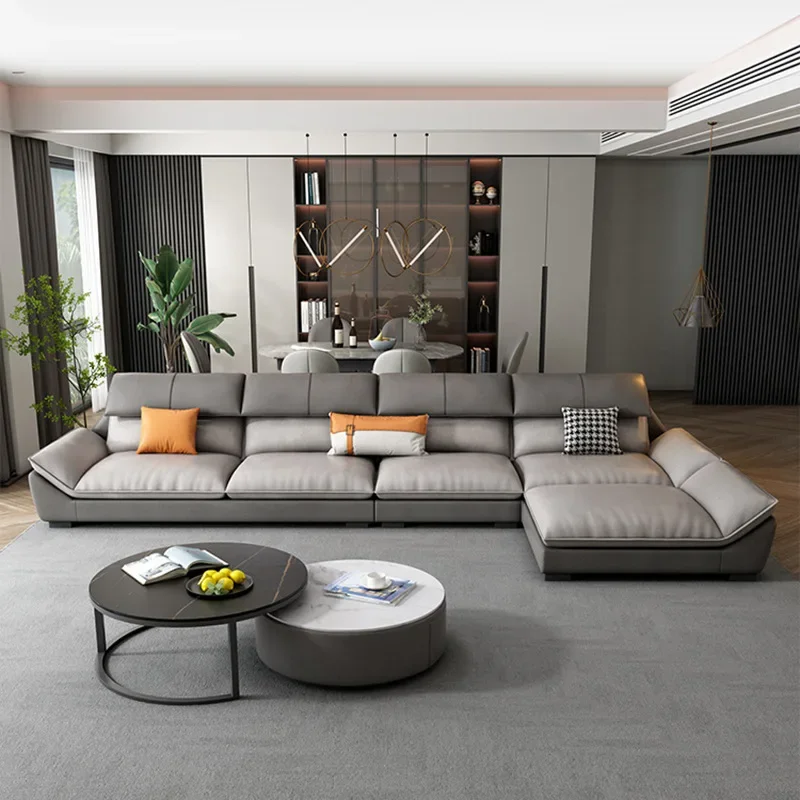Technology cloth sofa Nordic modern living room creative concubine corner combination latex sofa