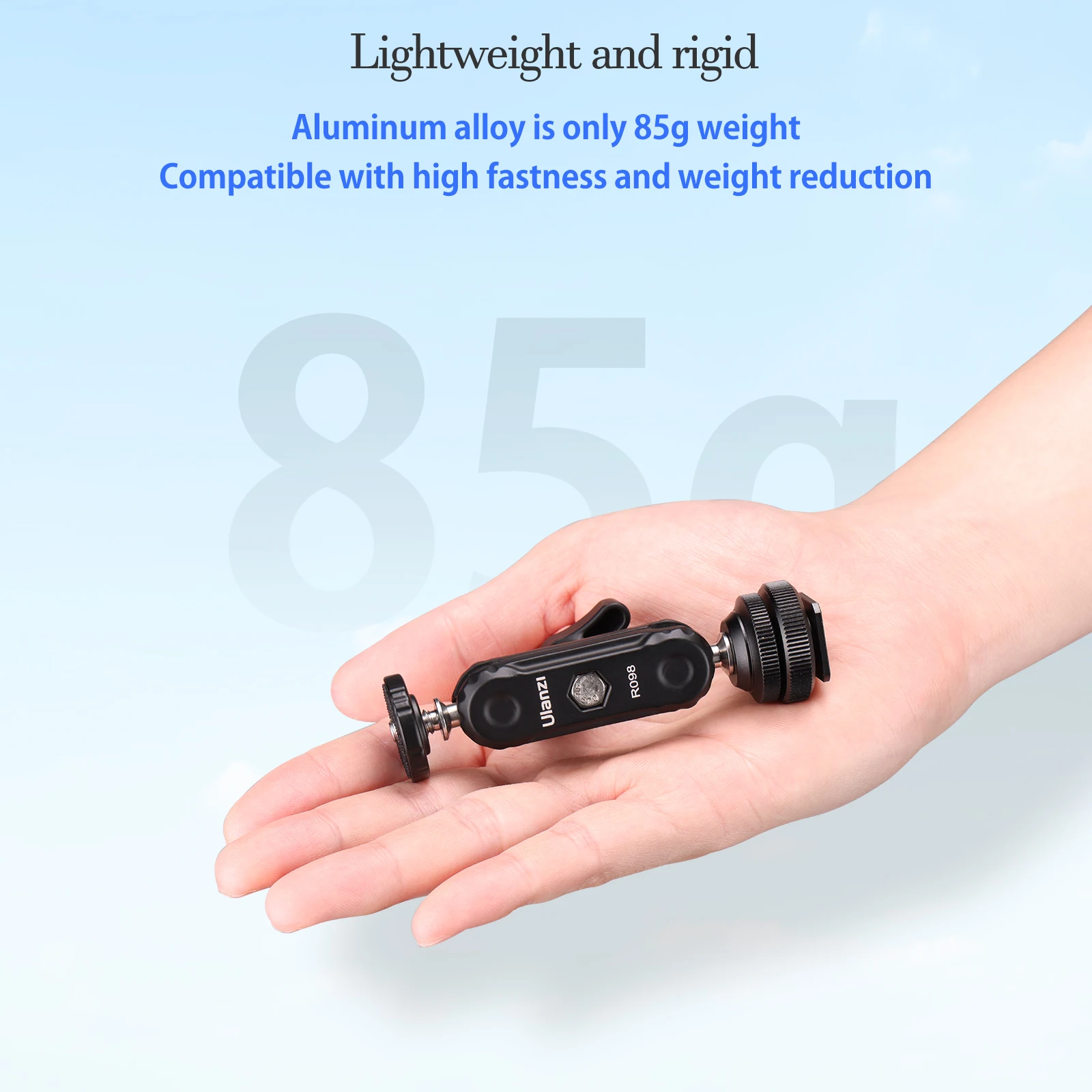 Ulanzi R098 Cold Shoe Adapter Mount Magic Arm 1/4 "Schroef Monitor Mount Voor Video Light Dslr Slr Camera Kooi Statief Mount Stand