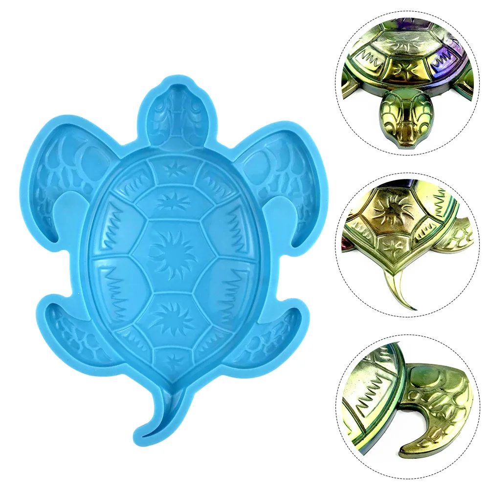 

Reusable Silicone Turtle Diy Crafts Epoxy Casting Wall Art Decor Tool Non-Stick Flexible For Doorplate Handicrafts Making