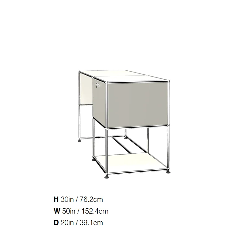 مكتب معدني وحدات حديثة مع خزانة تخزين مكتب قائم مكتب مكاتب غرفة طاولة الكمبيوتر #4