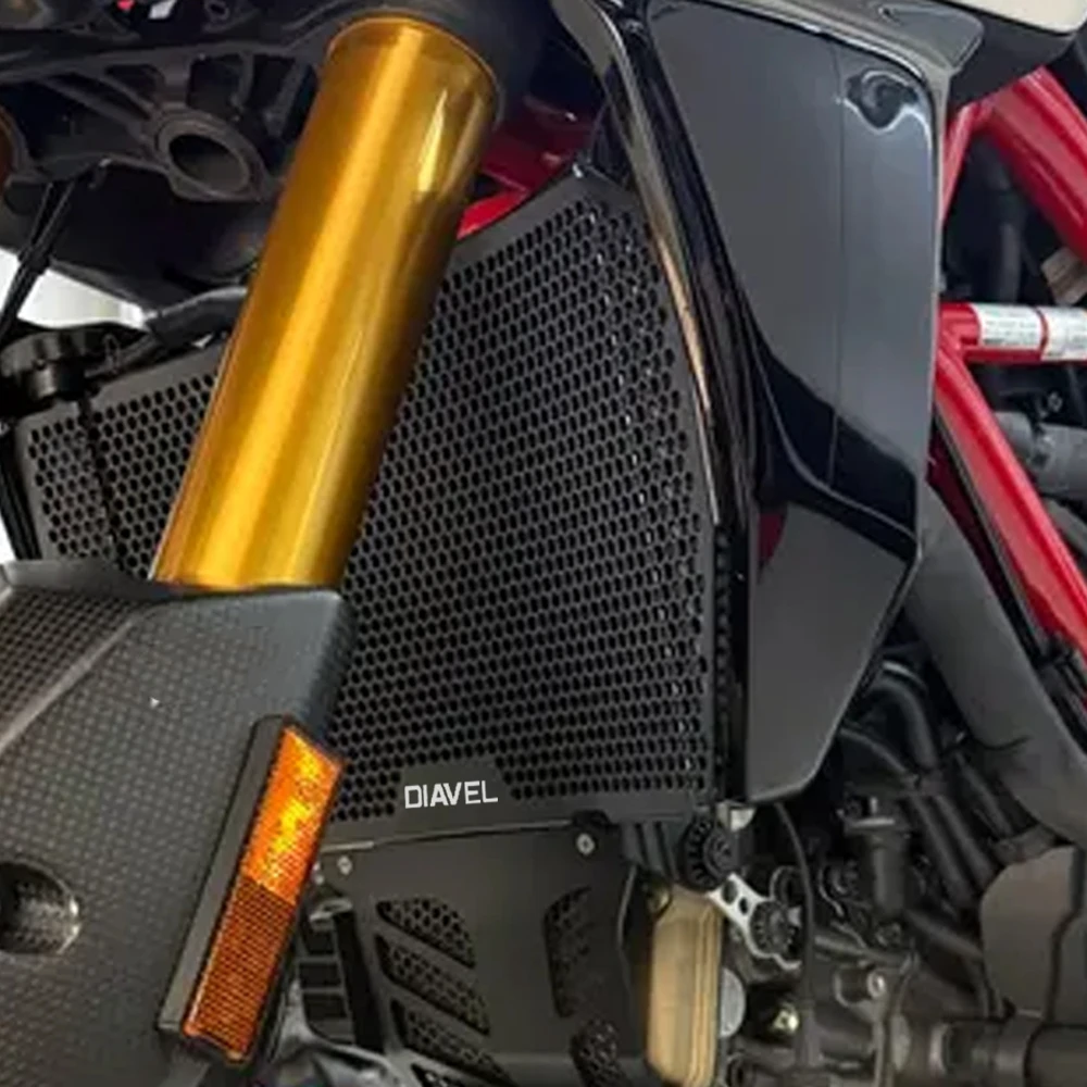 

Motorcycle For Ducati Diavel 1260 1260S 2022 2021 2020 2019 Diavel1260 Radiator Grill Guard Oil Cooler Guard Cover Protector Set