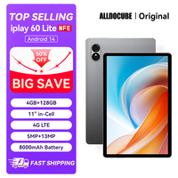 Alldocube iplay 60 Lite 10.95inch Tablet 2-in-1 Android 14 AI Dual Camera Learning Game 4G LTE 4GB+8GB of Virtua RAM 128GB ROM