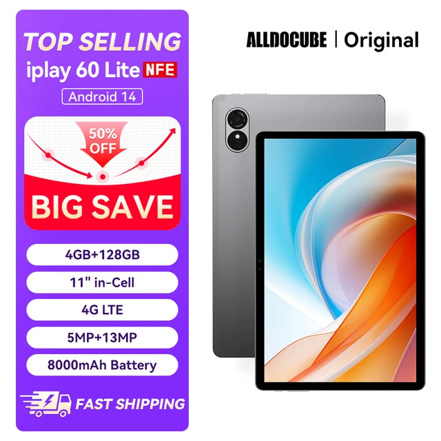 ALLDOCUBE iPlay60 Lite 11インチタブレット フリーSIM ALLDOCUBE