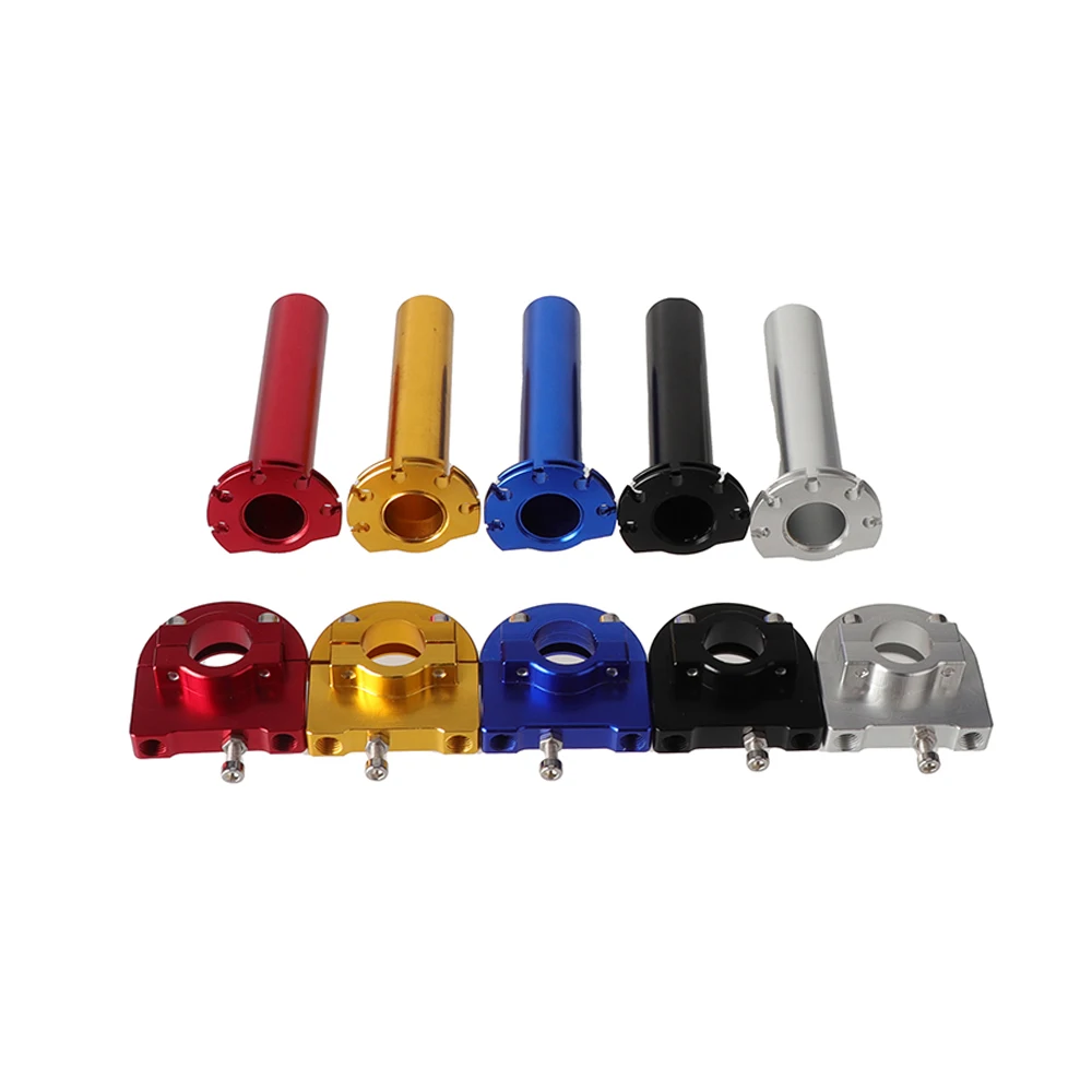 Motorcycle Universal Aluminum Throttle Accelerator Twister Grips Handle For Motorbike Dirt Pit Bike Scooter 22mm 7/8