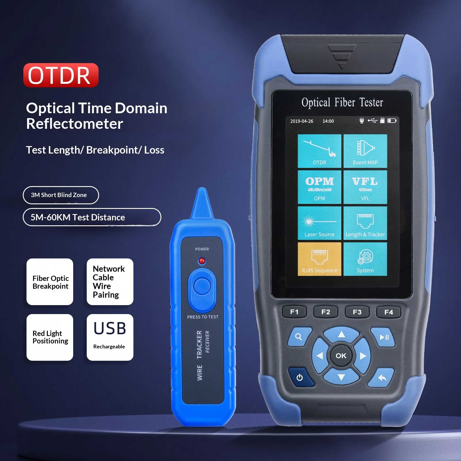 เครื่องวัดการสะท้อนแสงแบบออปติ - Optical Time Domain Reflectometer Otdr 1310 1550Nm บทวิจารณ์และราคา