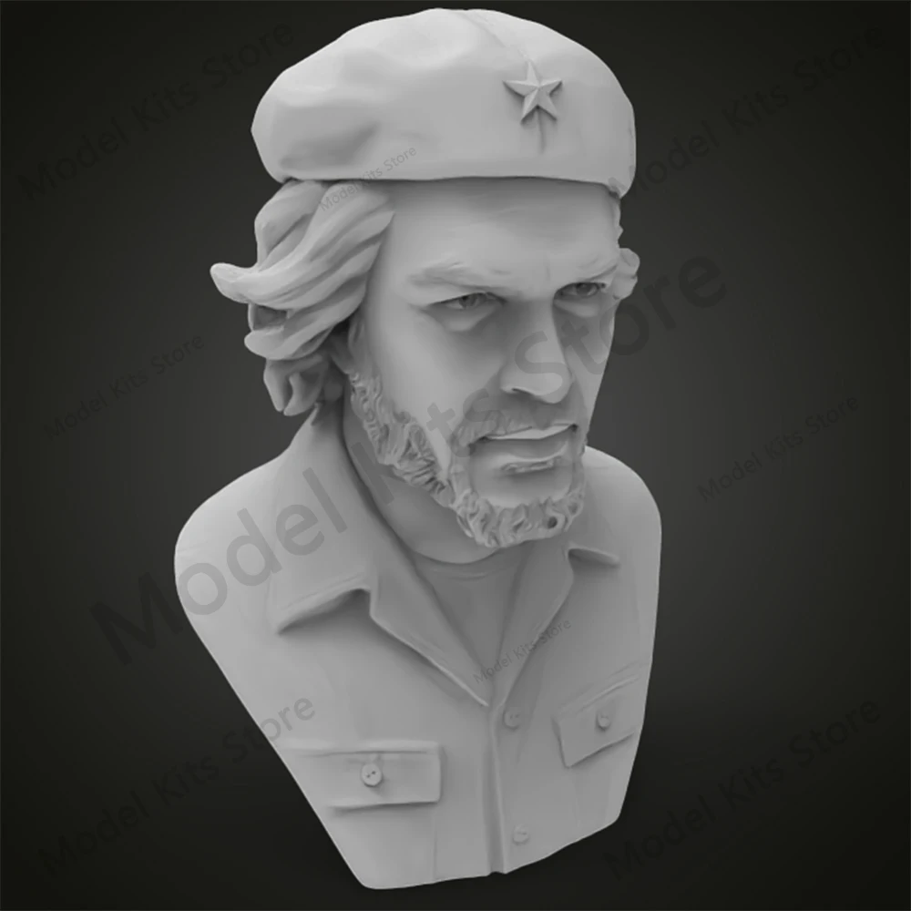 1/10 Scale Resin Bust model Kit Che Guevara Cuba Model Assembly Kit Historical Bust Figure GK Unassembled Model Toy