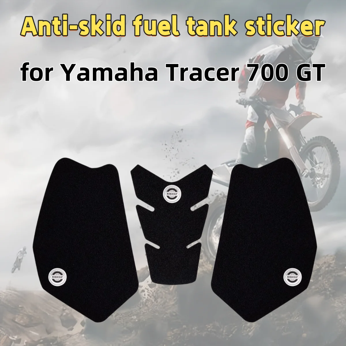 for Yamaha Tracer 700 GT 20-motorcycle fuel tank sticker fishbone sticker anti-slip protective side sticker