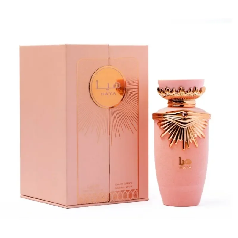 100 ml Parfums Arabes Originales Hoge Kwaliteit Fruit Eau De Toilette HAYA Langdurige Geur Feromoon Transmissie Dateable